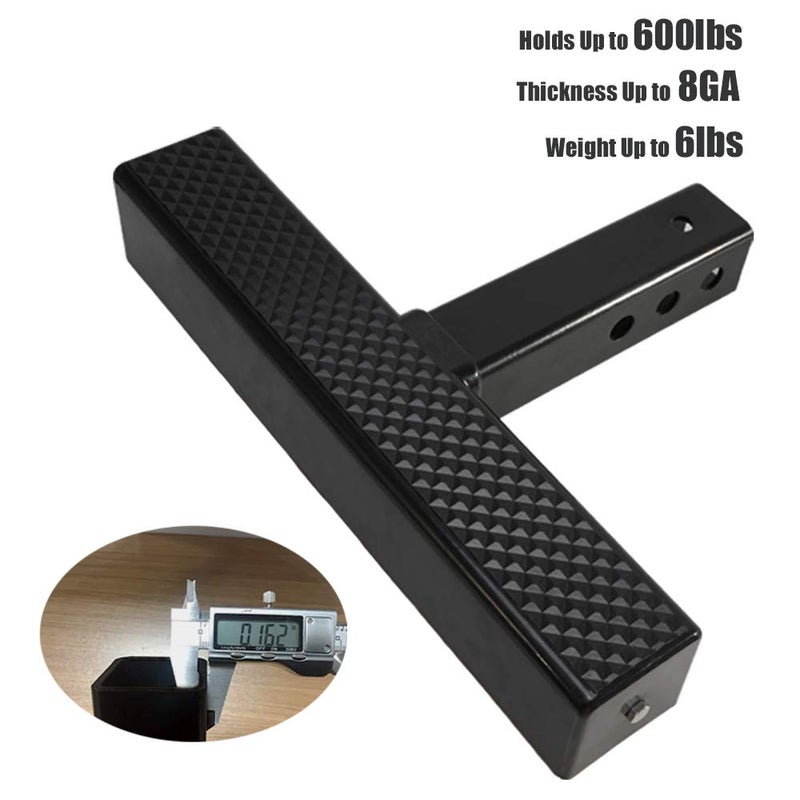 Eapele Hitch Step for 2 Inch Receiver, Universal Anti Slip Bumper Guard, 600lbs Maximum Load, for Trailer Tow Truck Pickup SUV Pickup Van RV - Image 2